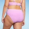 Brand new ✔️ Juniors' Plus Size Terry High Waist Bikini Bottom - Xhilaration™ Lavender 🛒 -Swimsuits Official Site unnamed file 3024