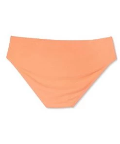 Outlet 👍 Juniors' Plus Size Textured Cheeky Bikini Bottom - Xhilaration™ Neon Orange ⌛ -Swimsuits Official Site unnamed file 3055