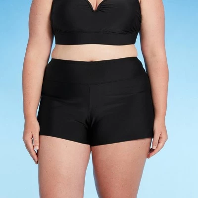 Promo ๐ Women's Plus Size Swim Boyshorts - Kona Solโข Black ๐ 9 Promo ๐ Women's Plus Size Swim Boyshorts - Kona Solโข Black ๐ - Image 7