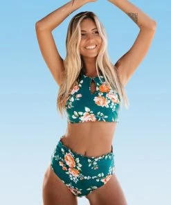 Flash Sale ⌛ Women's Floral Print Bikini Swimsuit High Neck High Waisted Scalloped Bathing Suit -Cupshe 😀 17 Flash Sale ⌛ Women's Floral Print Bikini Swimsuit High Neck High Waisted Scalloped Bathing Suit -Cupshe 😀 -Swimsuits Official Site unnamed file 317