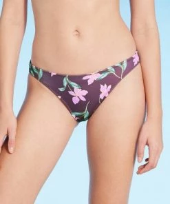 Best deal 😍 Women's High Leg Extra Cheeky Bikini Bottom - Shade & Shore™ Dusk Floral 🌟 -Swimsuits Official Site unnamed file 3183