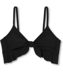 Best reviews of 💯 Juniors Ribbed Ruffle Tie-Front Bralette Bikini Top - Xhilaration™ Light Pink 🔔 -Swimsuits Official Site unnamed file 3240