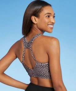 Cheapest 💯 Women's Longline Twist Bikini Top - Kona Sol™ Black 🤩