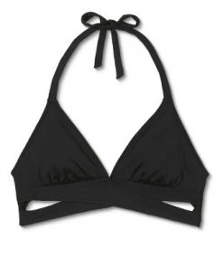 Discount ❤️ Women's Faux Wrap Bikini Top - Kona Sol™ Mudstone Blue 🤩 -Swimsuits Official Site unnamed file 3282