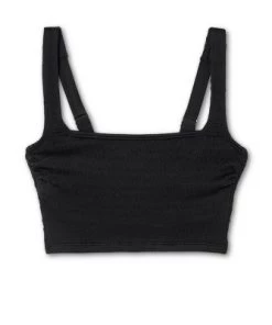 Outlet ✨ Juniors' Smocked Longline Bikini Top - Xhilaration™ Sage Green 😍 -Swimsuits Official Site unnamed file 3336