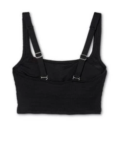 Outlet ✨ Juniors' Smocked Longline Bikini Top - Xhilaration™ Sage Green 😍 -Swimsuits Official Site unnamed file 3337