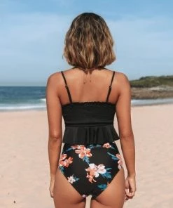 Best Sale 🧨 Women's High Waisted Bikini Set Swimsuit Ruffled Bathing Suit - Cupshe, S 🔥