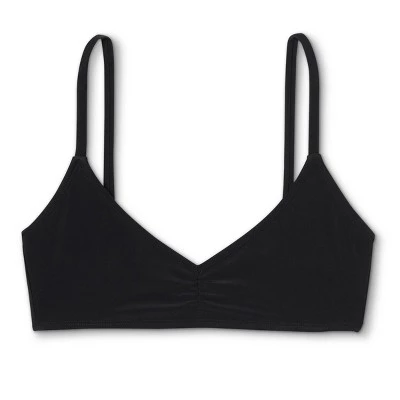Wholesale 🎁 Juniors' Cinch-Front Bralette Bikini Top - Xhilaration™ Black 🌟 7 Wholesale 🎁 Juniors' Cinch-Front Bralette Bikini Top - Xhilaration™ Black 🌟 - Image 5