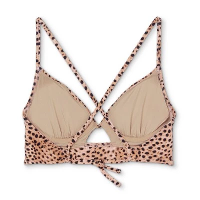 Wholesale 🛒 Women's Longline Cut Out Bikini Top - Shade & Shore™ Wasabi Green 🔔 8 Wholesale 🛒 Women's Longline Cut Out Bikini Top - Shade & Shore™ Wasabi Green 🔔 - Image 6