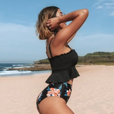 Top 10 ❤️ Women's High Waisted Bikini Set Swimsuit Ruffled Bathing Suit - Cupshe, XS ⭐ 4 Top 10 ❤️ Women's High Waisted Bikini Set Swimsuit Ruffled Bathing Suit - Cupshe, XS ⭐ - Image 2