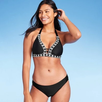 Wholesale 🌟 Women's Crochet Detail Bikini Top - Kona Sol™ Black 🤩 12 Wholesale 🌟 Women's Crochet Detail Bikini Top - Kona Sol™ Black 🤩 - Image 10