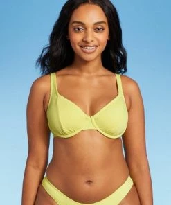 Promo 🎉 Juniors' Ribbed Underwire Bikini Top - Xhilaration™ White 👏 -Swimsuits Official Site unnamed file 3412