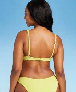 Promo 🎉 Juniors' Ribbed Underwire Bikini Top - Xhilaration™ White 👏 -Swimsuits Official Site unnamed file 3413