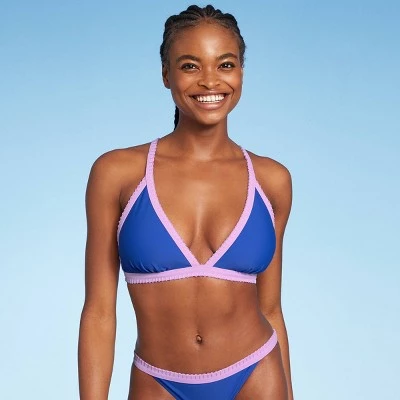 Deals 💯 Juniors' Stitched Trim Triangle Bikini Top - Xhilaration™ Cobalt 👍 15 Deals 💯 Juniors' Stitched Trim Triangle Bikini Top - Xhilaration™ Cobalt 👍 - Image 13
