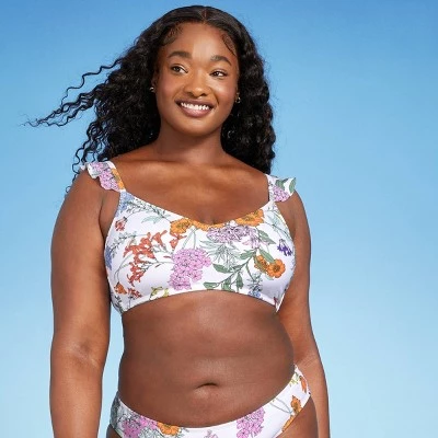 Best deal ❤️ Women's Over the Shoulder Ruffle Bikini Top - Kona Sol™ Multi 🎉 5 Best deal ❤️ Women's Over the Shoulder Ruffle Bikini Top - Kona Sol™ Multi 🎉 - Image 3