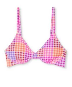 Best reviews of 🌟 Juniors' Underwire Bikini Top - Xhilaration™ Multi Plaid Print ✨ -Swimsuits Official Site unnamed file 3543