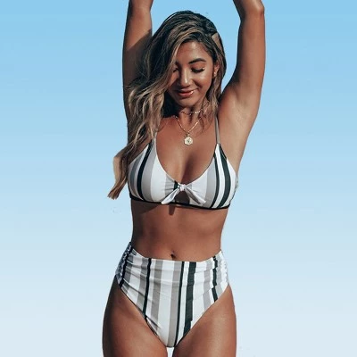 Flash Sale ๐ Women's Stripe Bowknot Shirred Bikini Swimsuit Set-Cupshe ๐ฅ 6 Flash Sale ๐ Women's Stripe Bowknot Shirred Bikini Swimsuit Set-Cupshe ๐ฅ - Image 4