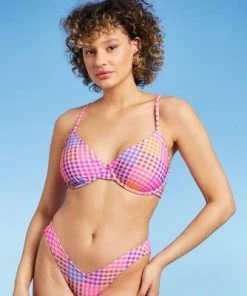 Best reviews of 🌟 Juniors' Underwire Bikini Top - Xhilaration™ Multi Plaid Print ✨ -Swimsuits Official Site unnamed file 3550