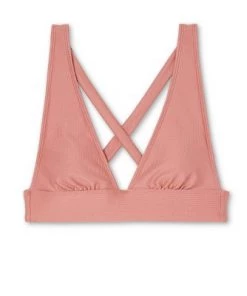 Best deal 😀 Juniors' Textured Tall Triangle Bikini Top - Xhilaration™ Mauve ⌛ -Swimsuits Official Site unnamed file 3566