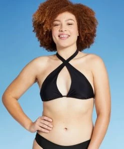 Flash Sale 🤩 Juniors' Multiway Tall Triangle Bikini Top - Xhilaration™ Pink ✔️ -Swimsuits Official Site unnamed file 3577