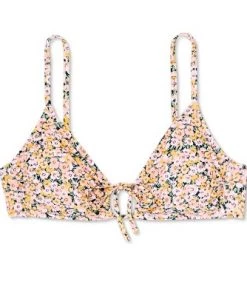 Buy ⭐ Women's Keyhole Bralette Bikini Top - Shade & Shore™ Yellow Floral ❤️ -Swimsuits Official Site unnamed file 3663