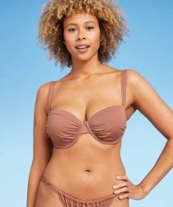 Flash Sale 🛒 Women's Lightly Lined Shirred Cup Bikini Top - Shade & Shore™ Hazelnut Brown 🧨 28 Flash Sale 🛒 Women's Lightly Lined Shirred Cup Bikini Top - Shade & Shore™ Hazelnut Brown 🧨 -Swimsuits Official Site unnamed file 3685