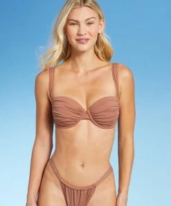 Flash Sale 🛒 Women's Lightly Lined Shirred Cup Bikini Top - Shade & Shore™ Hazelnut Brown 🧨 42 Flash Sale 🛒 Women's Lightly Lined Shirred Cup Bikini Top - Shade & Shore™ Hazelnut Brown 🧨 -Swimsuits Official Site unnamed file 3699
