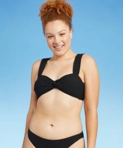 Best deal 😍 Juniors' Textured Twist-Front Bralette Bikini Top - Xhilaration™ Neon Orange ❤️ -Swimsuits Official Site unnamed file 3797