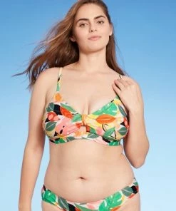 Cheapest 🛒 Women's V-Neck Knot Bikini Top - Kona Sol™ Multi ✨ -Swimsuits Official Site unnamed file 3863