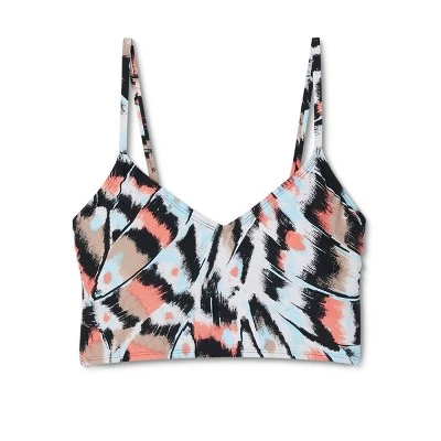 Promo π Women's V-Neck Tank Bikini Top - Sea Angel White Tropical Print π 7 Promo π Women's V-Neck Tank Bikini Top - Sea Angel White Tropical Print π - Image 5