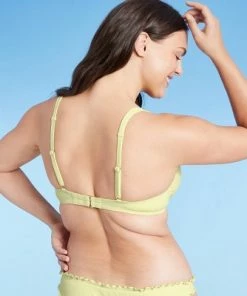 Best deal 😍 Women's Underwire Bikini Top - Shade & Shore™ Lemon Yellow ✨ -Swimsuits Official Site unnamed file 3894