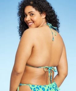 Top 10 ✔️ Juniors' String Triangle Bikini Top - Xhilaration™ Mint Green Animal Print 🤩 -Swimsuits Official Site unnamed file 3900