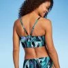 Best deal ⌛ Women's Longline Bikini Top - All in Motion™ Marble Print 😍 -Swimsuits Official Site unnamed file 3908
