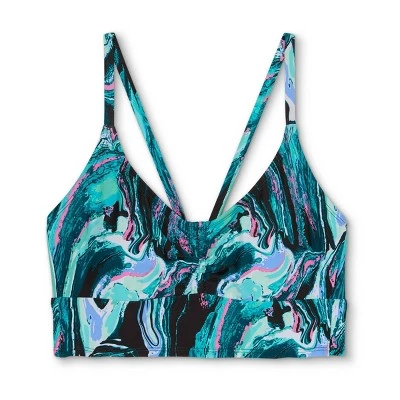 Best deal ⌛ Women's Longline Bikini Top - All in Motion™ Marble Print 😍 7 Best deal ⌛ Women's Longline Bikini Top - All in Motion™ Marble Print 😍 - Image 5