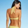 Wholesale 🧨 Juniors' Terry Longline Halter Bralette Bikini Top - Xhilaration™ Yellow ⌛ -Swimsuits Official Site unnamed file 3942