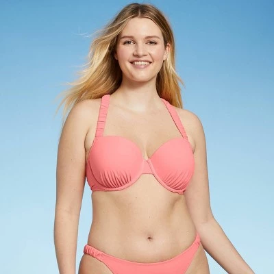 Brand new 🔔 Women's Light Lift Keyhole Bikini Top - Shade & Shore™ Guava Pink 🎉 5 Brand new 🔔 Women's Light Lift Keyhole Bikini Top - Shade & Shore™ Guava Pink 🎉 - Image 3