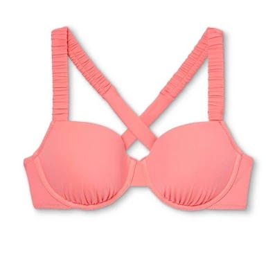 Brand new 🔔 Women's Light Lift Keyhole Bikini Top - Shade & Shore™ Guava Pink 🎉 7 Brand new 🔔 Women's Light Lift Keyhole Bikini Top - Shade & Shore™ Guava Pink 🎉 - Image 5