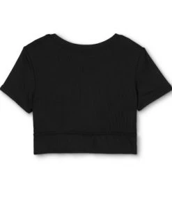 Cheap ✔️ Women's Crop Pique Bikini Top - Sea Angel Black ⭐ -Swimsuits Official Site unnamed file 4170