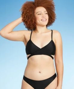 Cheapest 🎁 Juniors' Wrap Front Bralette Bikini Top - Xhilaration™ Rust 💯 -Swimsuits Official Site unnamed file 4178