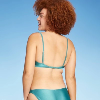 Best Pirce 👏 Juniors' Metallic Twist-Front Bralette Bikini Top - Xhilaration™ Light Pink 🔔 6 Best Pirce 👏 Juniors' Metallic Twist-Front Bralette Bikini Top - Xhilaration™ Light Pink 🔔 - Image 4