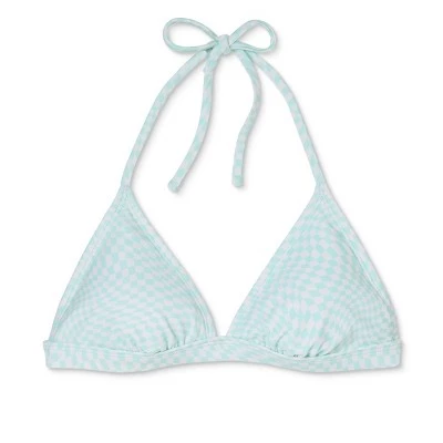 Discount š Juniors' Triangle Bikini Top - Xhilaration⢠Mint Green Check ā 7 Discount š Juniors' Triangle Bikini Top - Xhilaration⢠Mint Green Check ā - Image 5