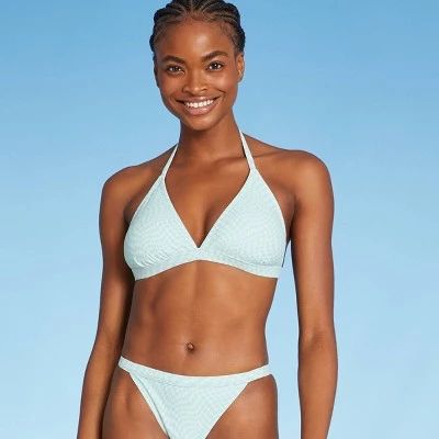 Discount š Juniors' Triangle Bikini Top - Xhilaration⢠Mint Green Check ā 14 Discount š Juniors' Triangle Bikini Top - Xhilaration⢠Mint Green Check ā - Image 12