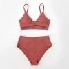 Buy 🎉 Women's Red Twist High-Waist Bikini - Cupshe 😀 2 Buy 🎉 Women's Red Twist High-Waist Bikini - Cupshe 😀 -Swimsuits Official Site unnamed file 42