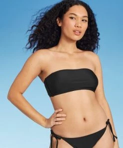 Cheapest 🌟 Juniors' Tube Bandeau Bikini Top - Xhilaration™ Olive 🎁 -Swimsuits Official Site unnamed file 4214