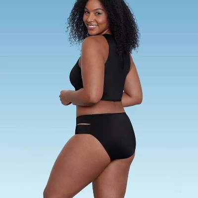 Best Sale π― Women's Slimming Control High Neck Bikini Top - Beach Betty by Miracle Brands Brown π 7 Best Sale π― Women's Slimming Control High Neck Bikini Top - Beach Betty by Miracle Brands Brown π - Image 5