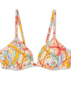 Cheap 🎁 Juniors' Underwire Bikini Top - Xhilaration™ Floral Print 🔥 -Swimsuits Official Site unnamed file 4279