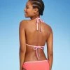 Outlet 🤩 Juniors' Terry Triangle Bikini Top - Xhilaration™ Multi Blue & Lime Green ⌛ -Swimsuits Official Site unnamed file 4287