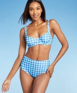 Cheap 🎁 Women's Pieced Underwire Bikini Top - Kona Sol™ Blue 🛒 -Swimsuits Official Site unnamed file 4303
