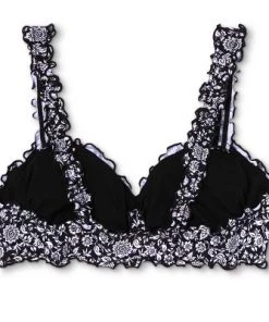 Best Pirce 👍 Juniors' Ribbed Ruffle Tie Bralette Bikini Top - Xhilaration™ Black Floral Print 💯 18 Best Pirce 👍 Juniors' Ribbed Ruffle Tie Bralette Bikini Top - Xhilaration™ Black Floral Print 💯 -Swimsuits Official Site unnamed file 4328
