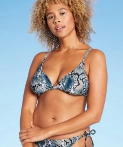 Budget 🛒 Women's Triangle Bikini Top - Shade & Shore™ Blue Snake Print 🧨 12 Budget 🛒 Women's Triangle Bikini Top - Shade & Shore™ Blue Snake Print 🧨 -Swimsuits Official Site unnamed file 4375